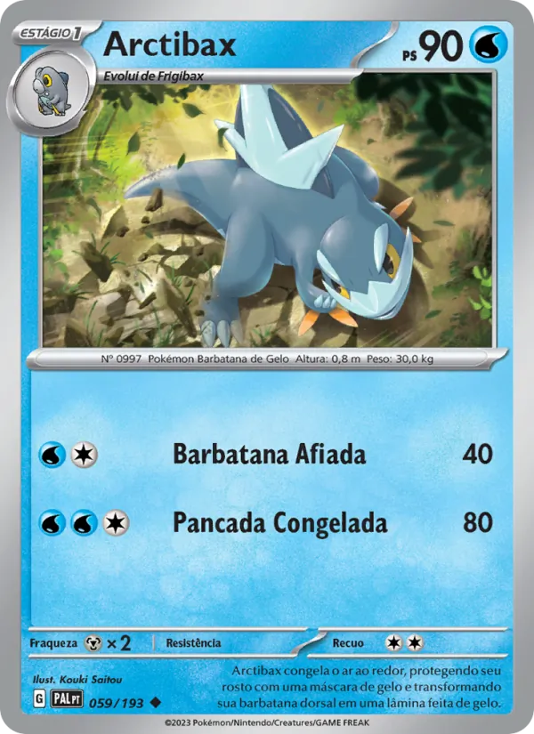 Arctibax Evoluções em Paldea 059/193