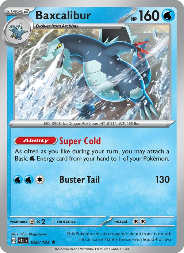Baxcalibur Paldea Evolved 060/193