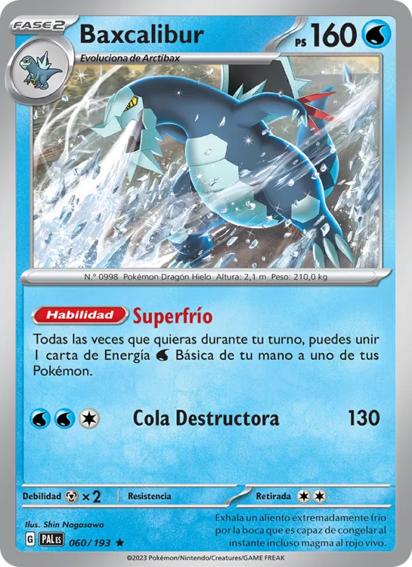 Baxcalibur Evoluciones en Paldea 060/193