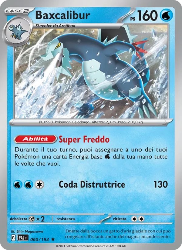 Baxcalibur Evoluzioni a Paldea 060/193