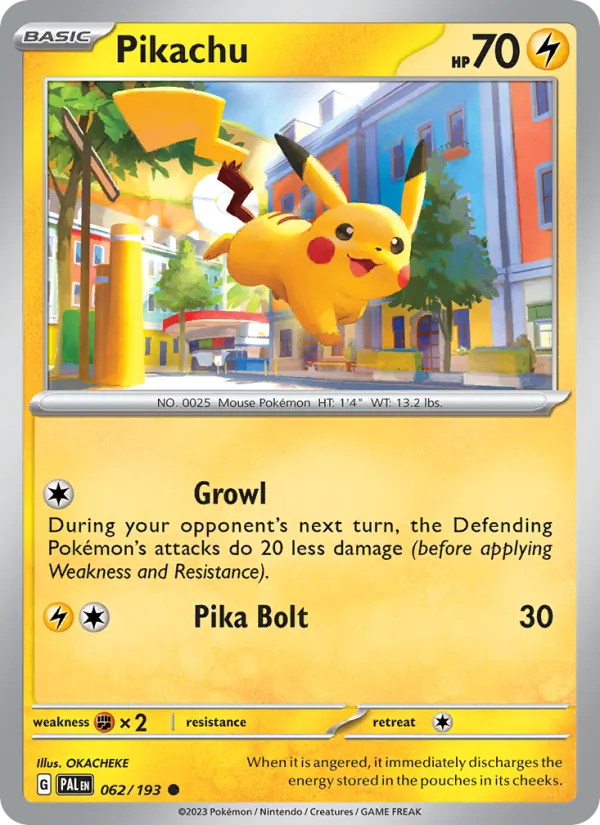Pikachu Paldea Evolved 062/193