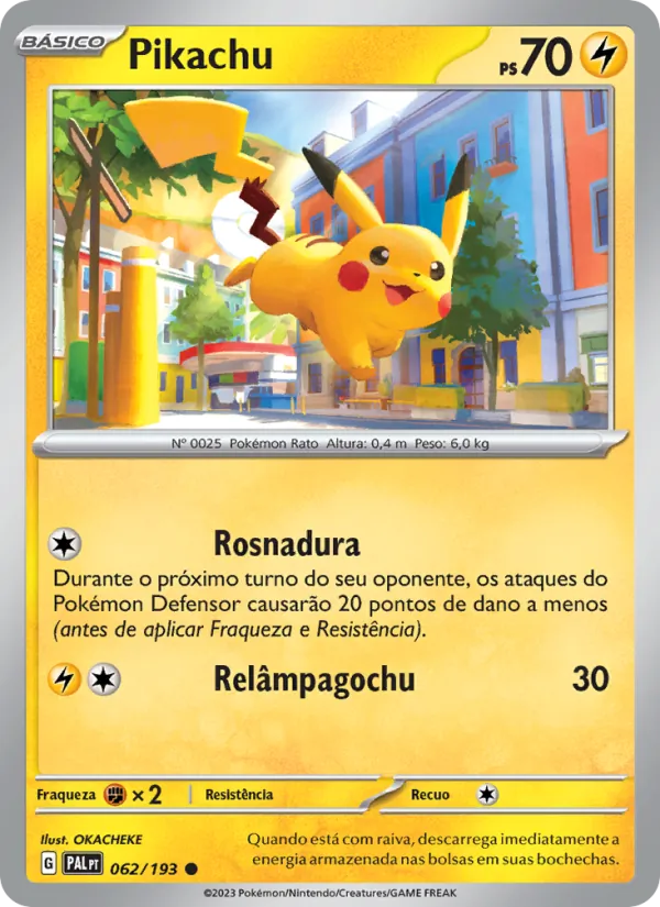 Pikachu Evoluções em Paldea 062/193