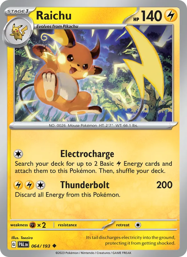 Raichu Paldea Evolved 064/193