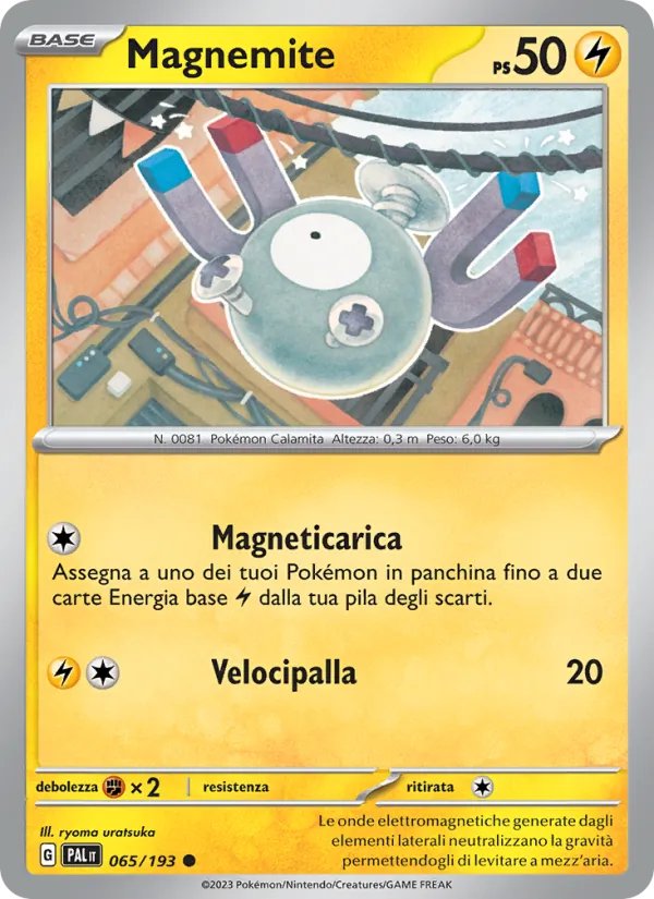 Magnemite Evoluzioni a Paldea 065/193