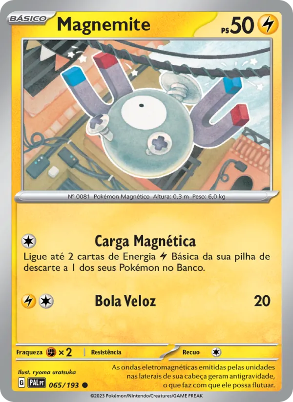 Magnemite Evoluções em Paldea 065/193
