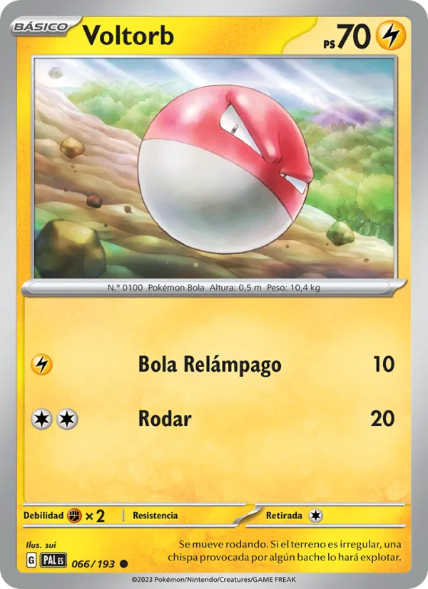 Voltorb Evoluciones en Paldea 066/193