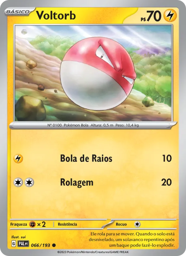 Voltorb Evoluções em Paldea 066/193