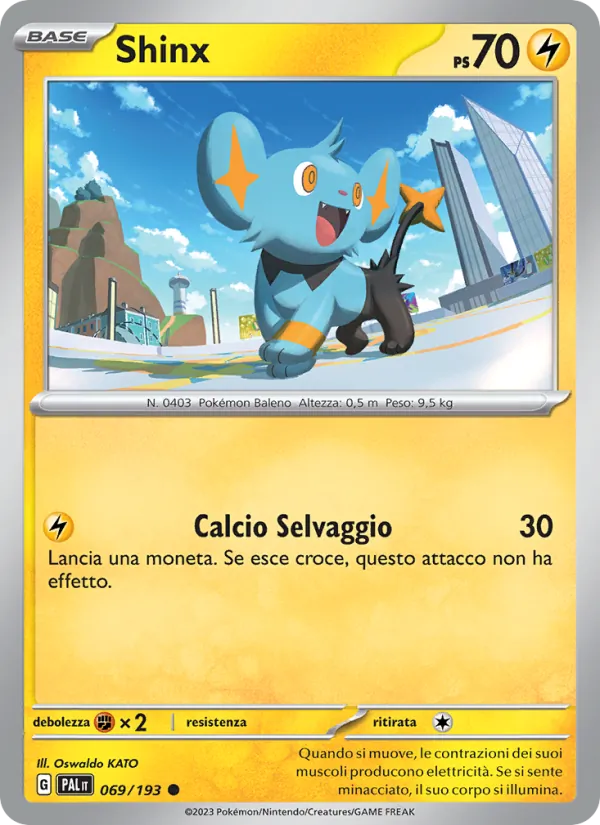 Shinx Evoluzioni a Paldea 069/193