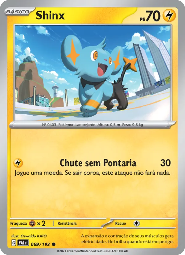 Shinx Evoluções em Paldea 069/193