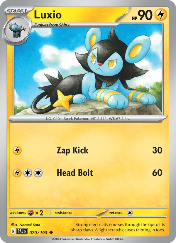 Luxio Paldea Evolved 070/193