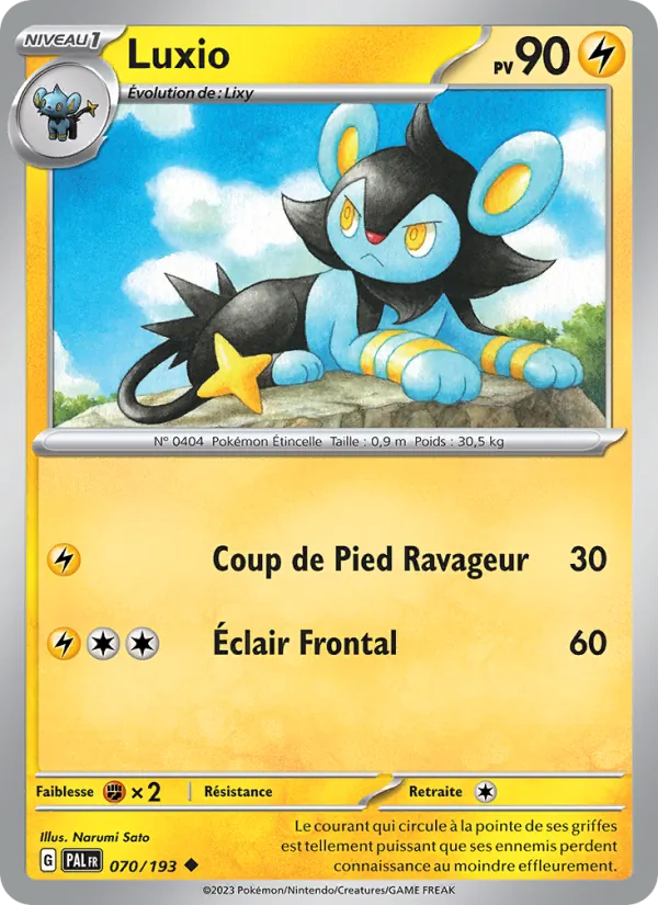 Luxio Évolutions à Paldea 070/193