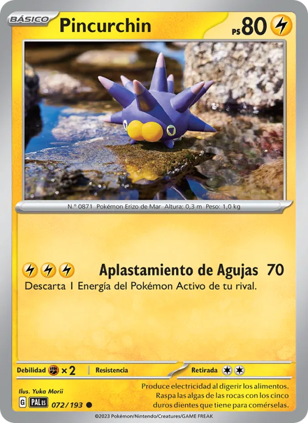 Pincurchin Evoluciones en Paldea 072/193