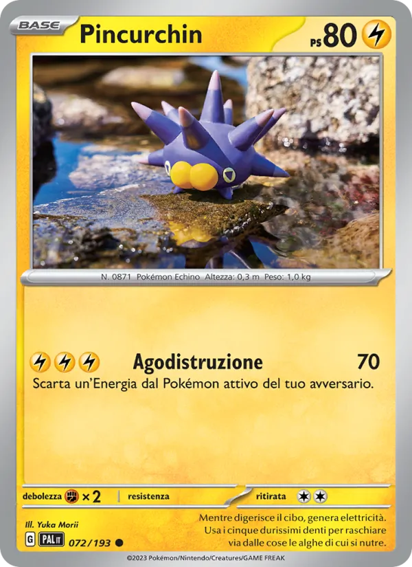 Pincurchin Evoluzioni a Paldea 072/193