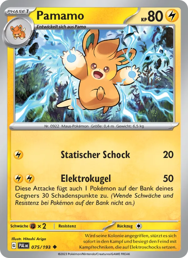 Pamamo Entwicklungen in Paldea 075/193