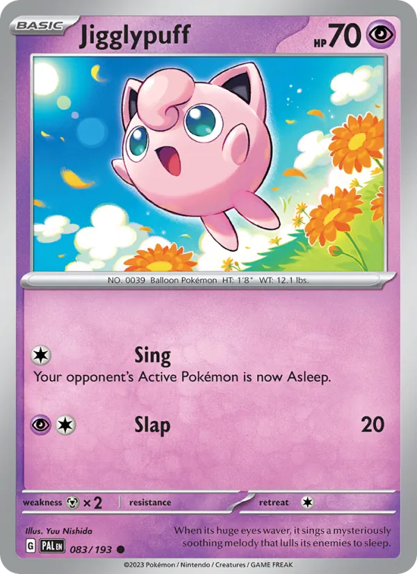 Jigglypuff Paldea Evolved 083/193
