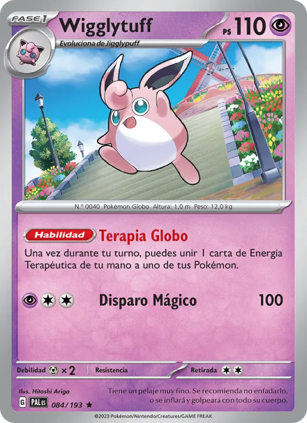 Wigglytuff Evoluciones en Paldea 084/193