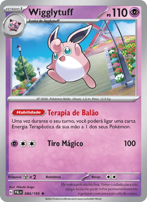 Wigglytuff Evoluções em Paldea 084/193