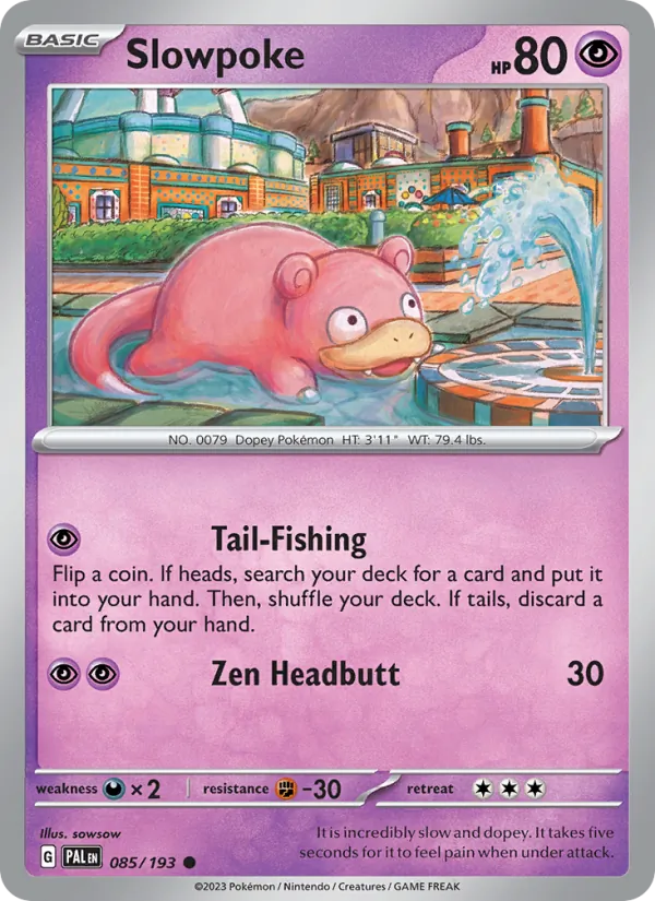 Slowpoke Paldea Evolved 085/193
