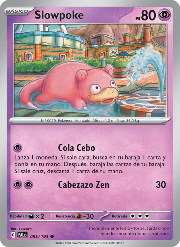 Slowpoke Evoluciones en Paldea 085/193