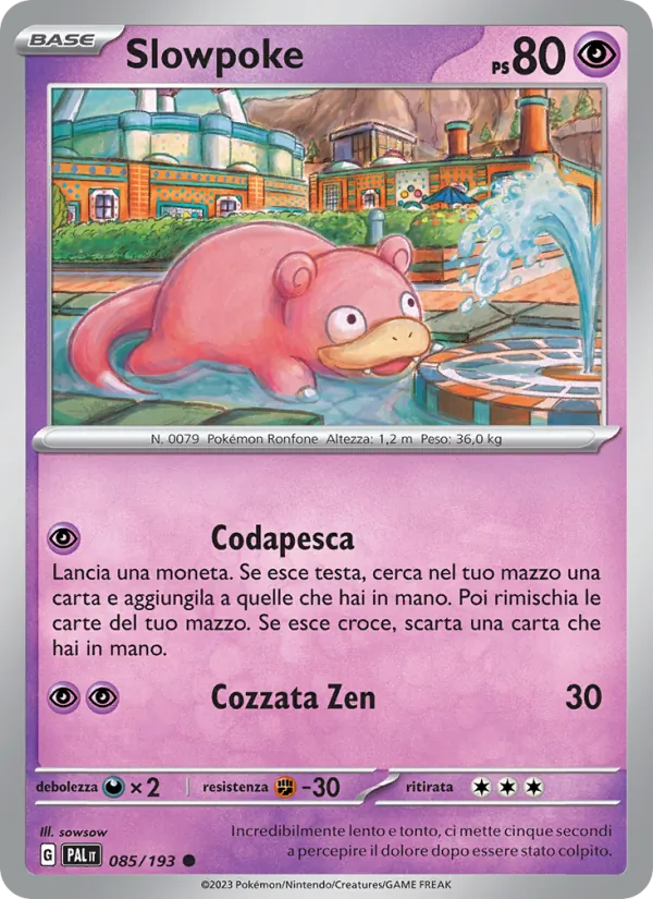Slowpoke Evoluzioni a Paldea 085/193