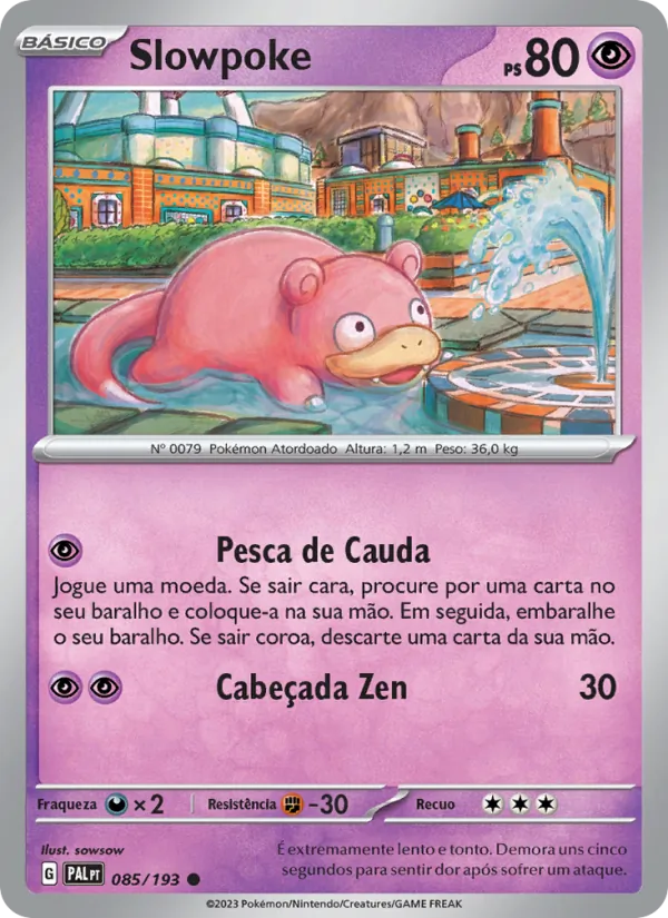 Slowpoke Evoluções em Paldea 085/193
