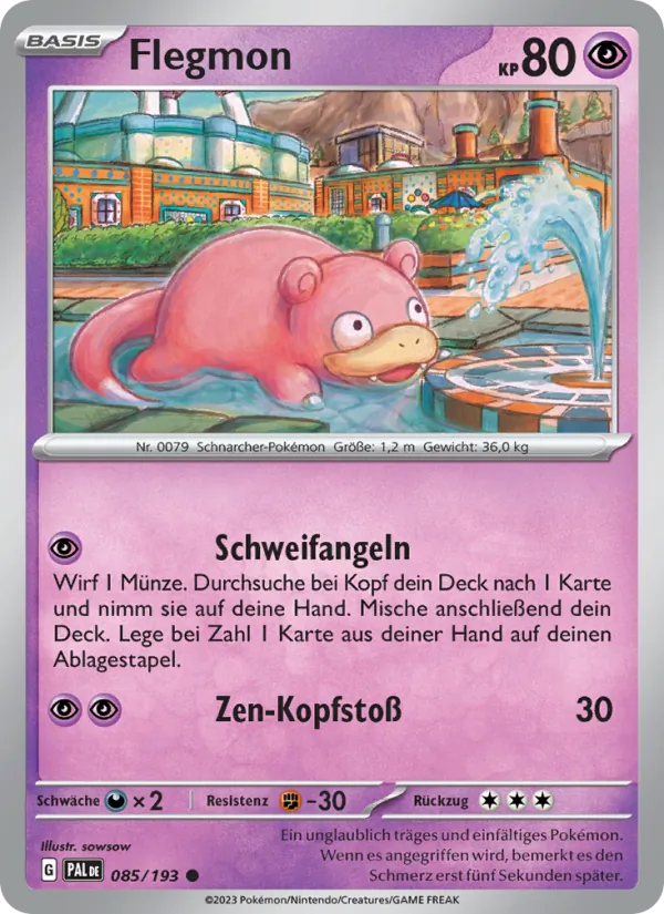 Flegmon Entwicklungen in Paldea 085/193