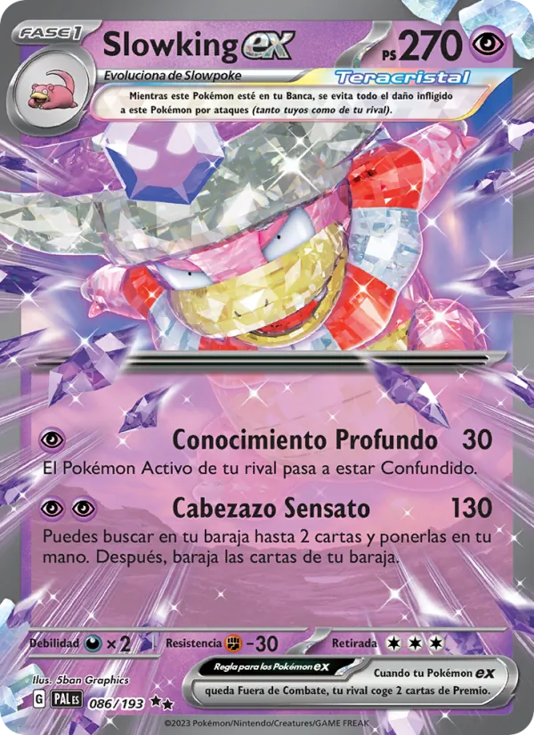 Slowking ex Evoluciones en Paldea 086/193