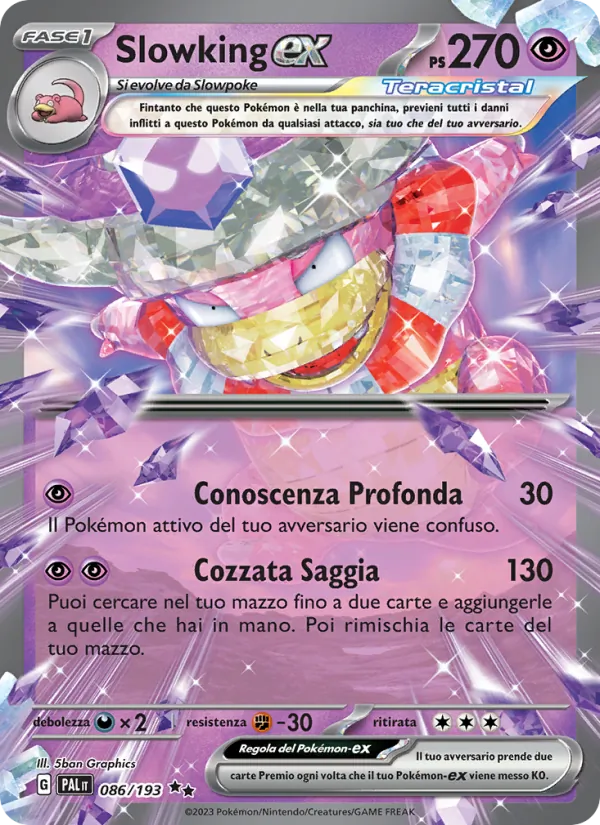 Slowking-ex Evoluzioni a Paldea 086/193