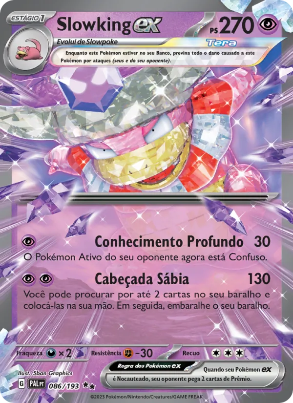 Slowking ex Evoluções em Paldea 086/193