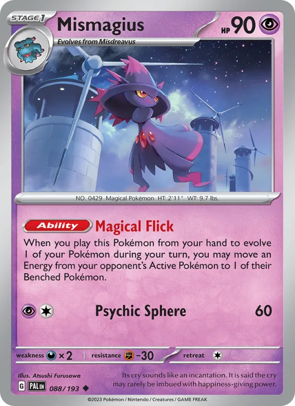 Mismagius Paldea Evolved 088/193