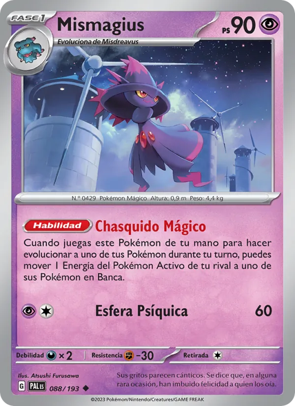 Mismagius Evoluciones en Paldea 088/193