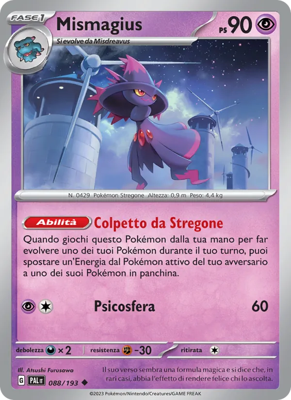 Mismagius Evoluzioni a Paldea 088/193
