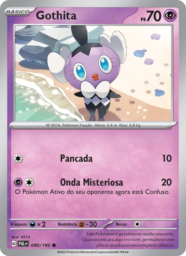 Gothita Evoluções em Paldea 090/193