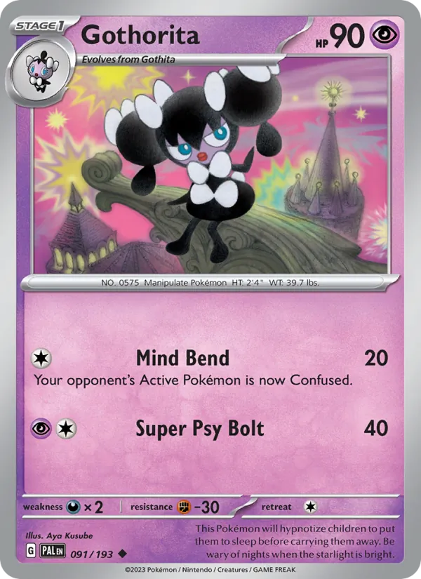 Gothorita Paldea Evolved 091/193