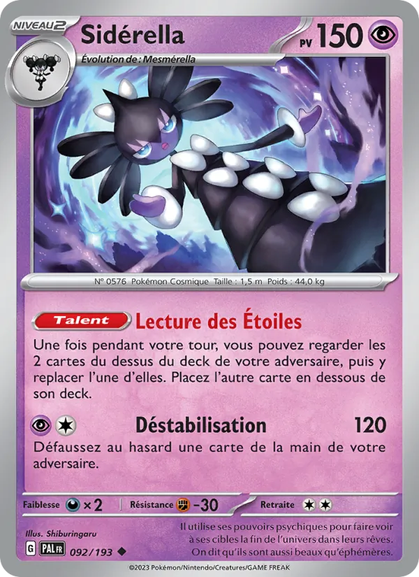 Sidérella Évolutions à Paldea 092/193