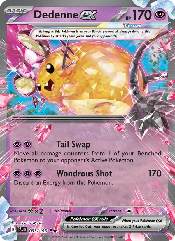 Dedenne ex Paldea Evolved 093/193