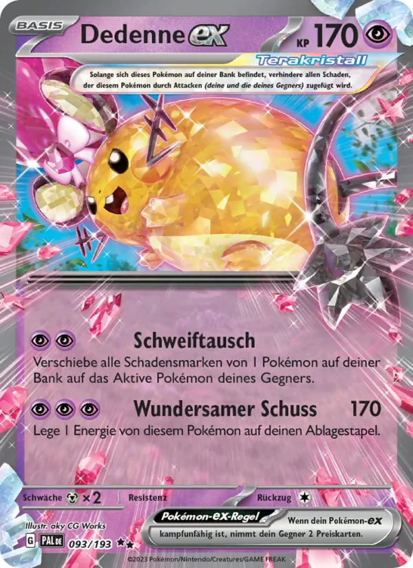 Dedenne-ex Entwicklungen in Paldea 093/193