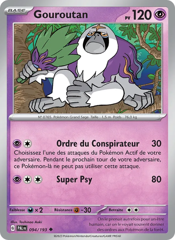 Gouroutan Évolutions à Paldea 094/193