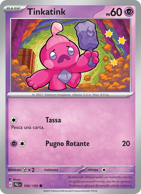 Tinkatink Evoluzioni a Paldea 100/193
