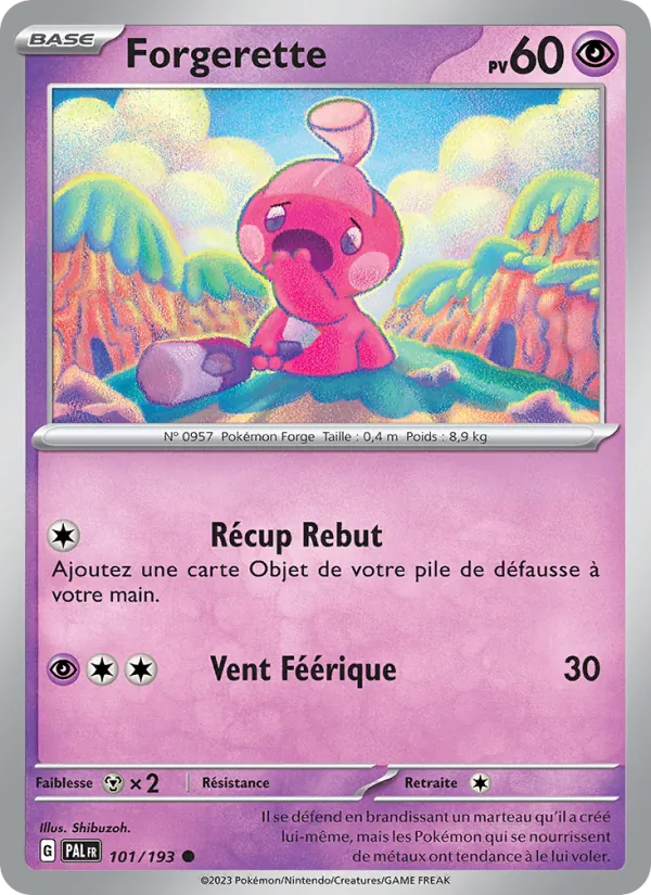 Forgerette Évolutions à Paldea 101/193