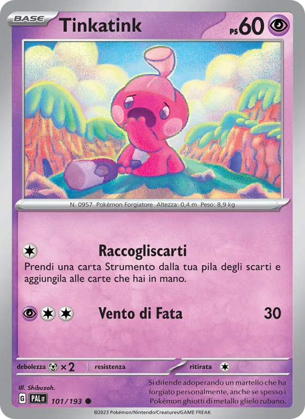 Tinkatink Evoluzioni a Paldea 101/193
