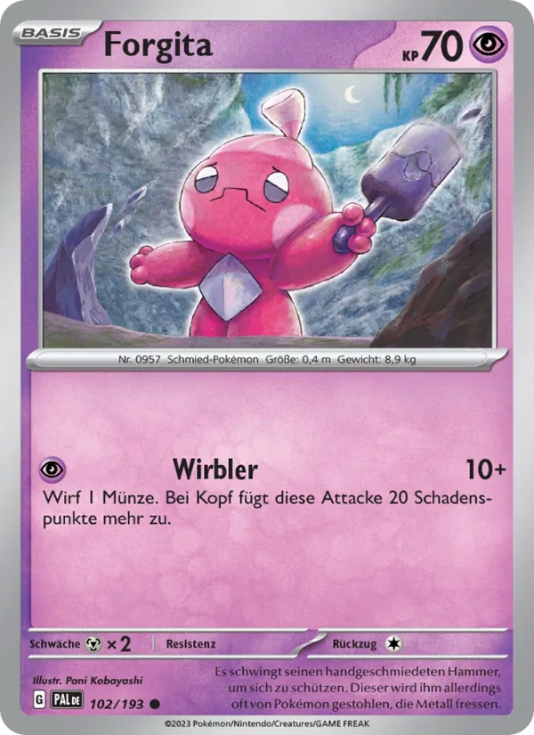 Forgita Entwicklungen in Paldea 102/193