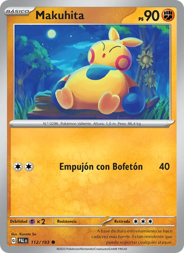 Makuhita Evoluciones en Paldea 112/193