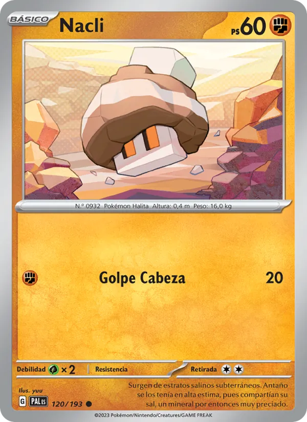 Nacli Evoluciones en Paldea 120/193