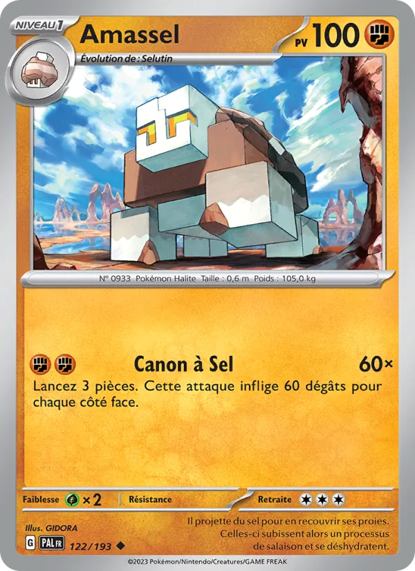 Amassel Évolutions à Paldea 122/193