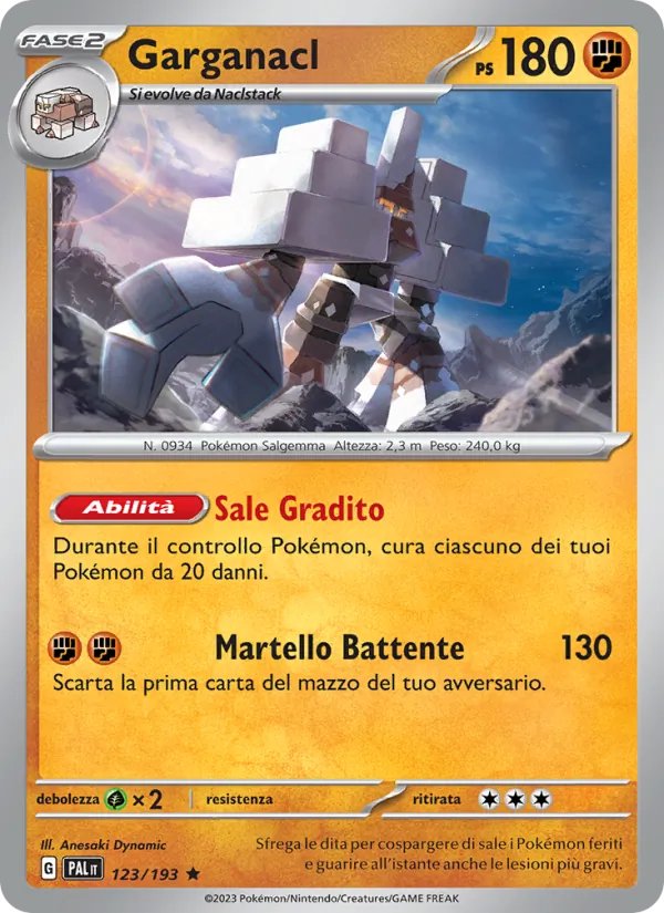 Garganacl Evoluzioni a Paldea 123/193