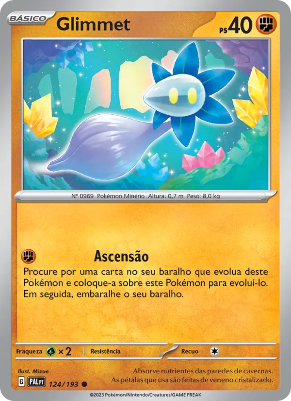Glimmet Evoluções em Paldea 124/193