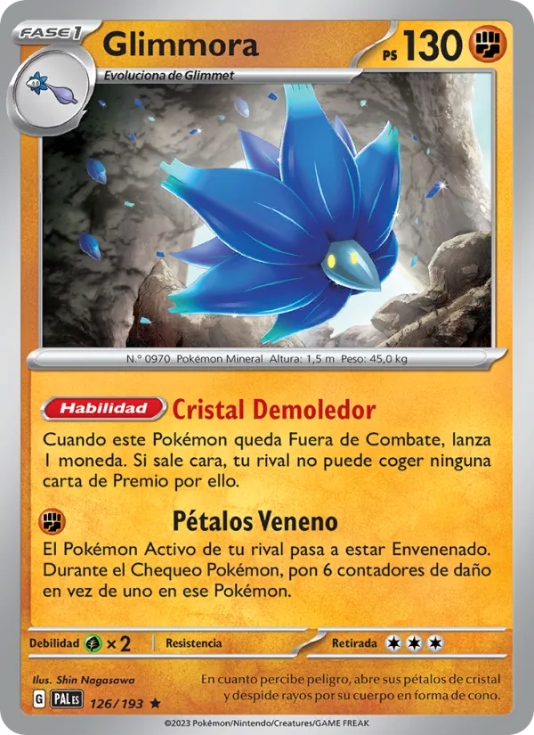 Glimmora Evoluciones en Paldea 126/193