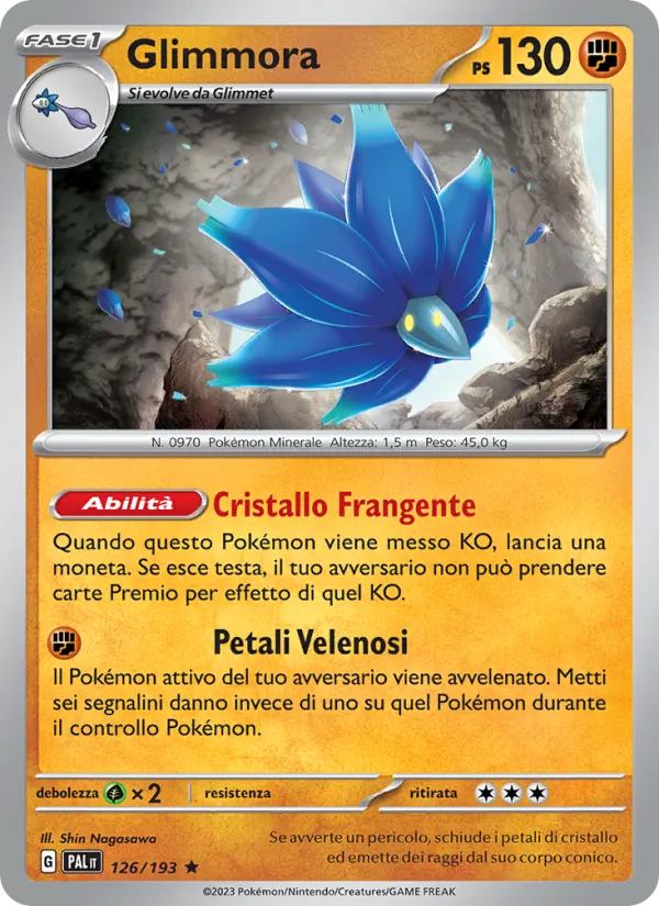 Glimmora Evoluzioni a Paldea 126/193
