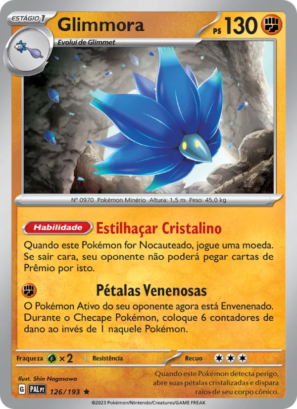 Glimmora Evoluções em Paldea 126/193